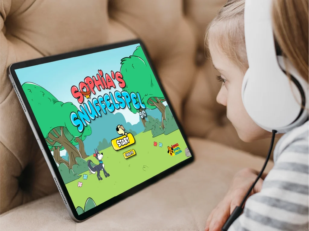 Home menu Sophia Snuffelspel